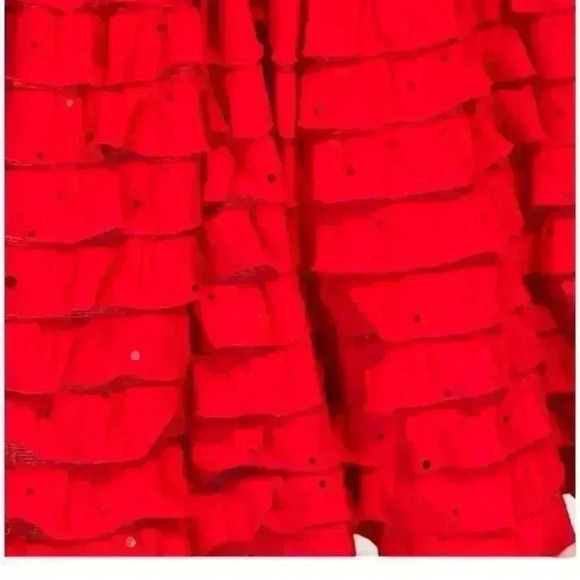 ❗️ SOLD ❗️Bonnie Jean Girls Size Small Christmas Reindeer Dress - Picture 3 of 5